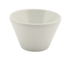 White Melamine Conical Buffet Bowl 8.5 x 5cm (Dia x H) - 20cl/7oz