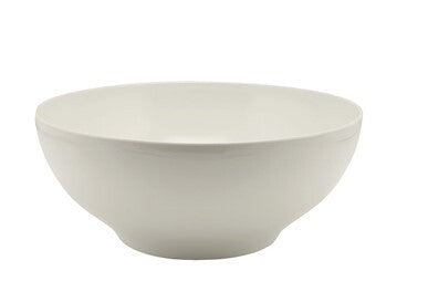White Melamine Round Buffet Bowl 25.7cm x 9.3cm