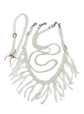 White mule tape tack set - Tiffanys Braided Tack LLC