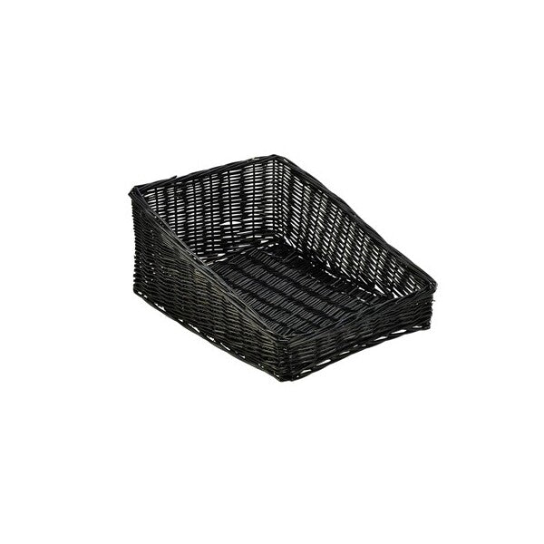 Wicker Display Basket Black 46cm x 36cm x 20cm