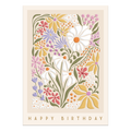 Wildflowers Birthday Card