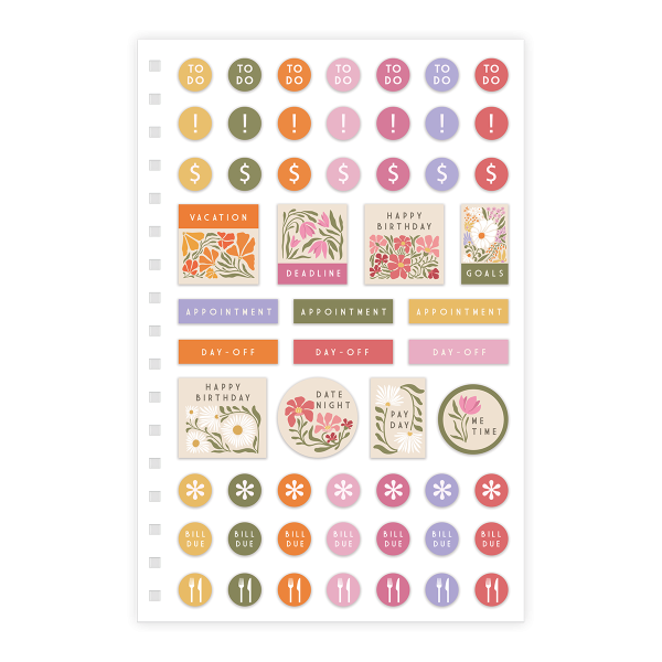 Wildflowers Undated Planner