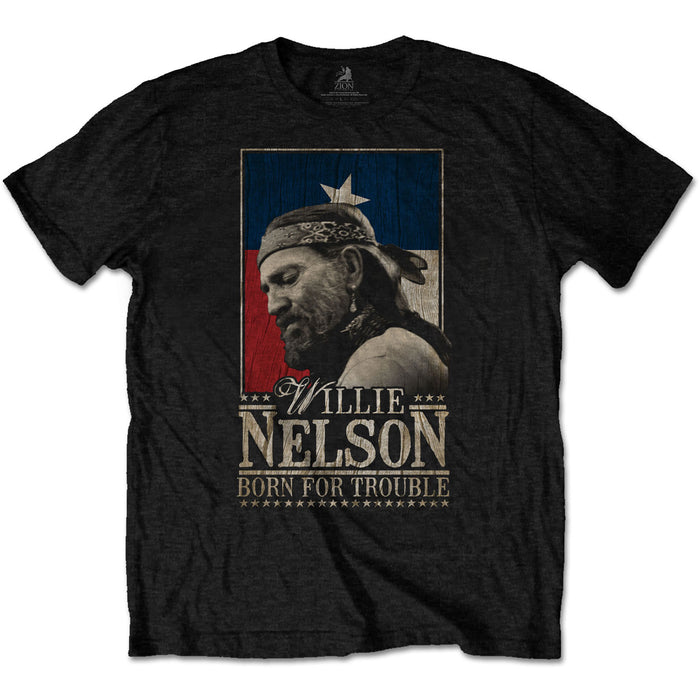 Willie Nelson T-Shirt - Born for Trouble Rock Off