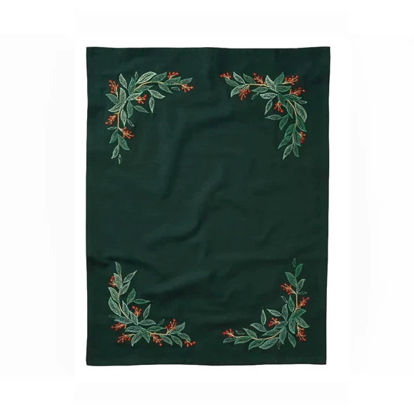 Willowberry Embroidered Tea Towel