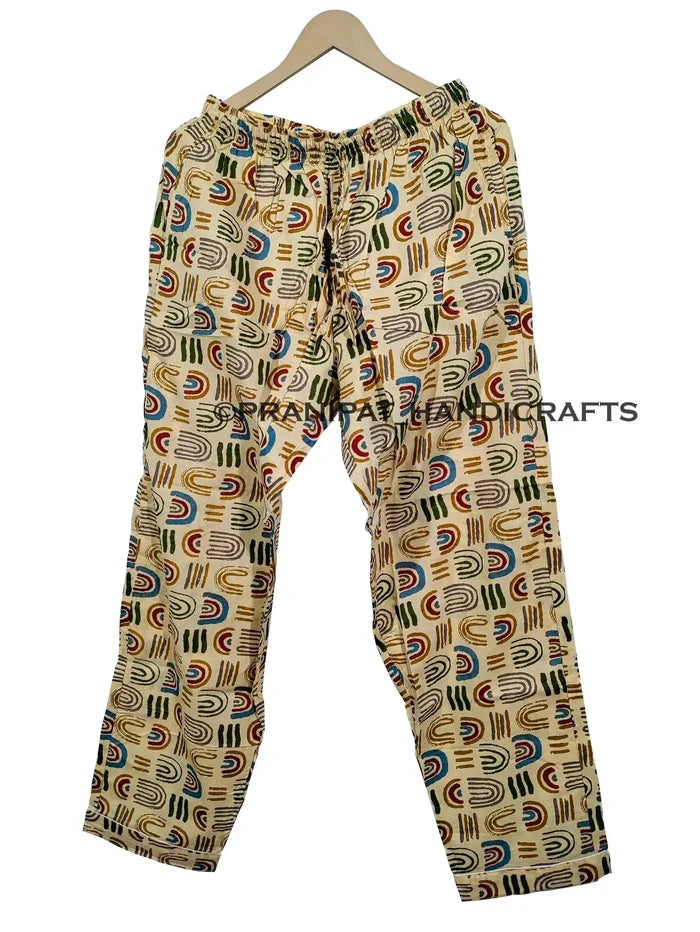Women Floral Stripe Summer Sleepwear Gypsy Cotton Gray Night wear Top-Pajama set - Handicraft Trend