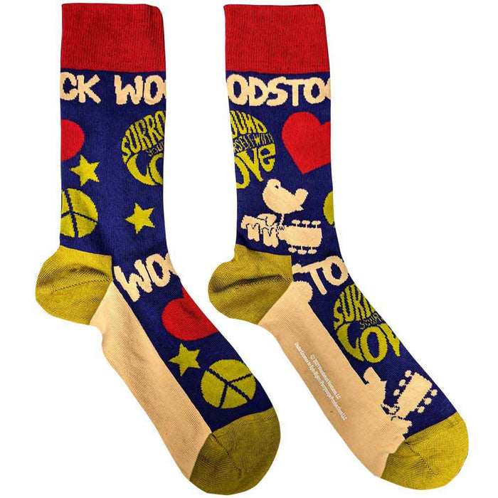 Woodstock Unisex Ankle Socks : Surround Yourself Rock Off