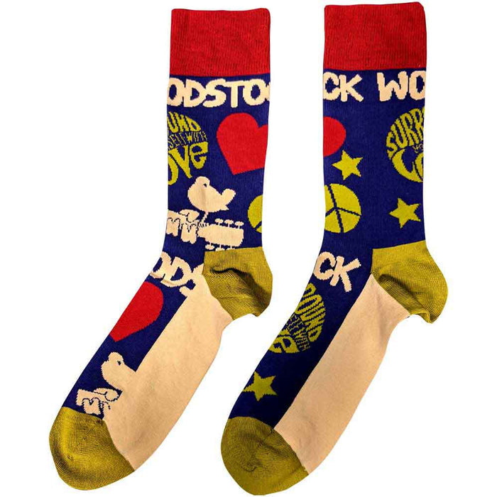 Woodstock Unisex Ankle Socks : Surround Yourself Rock Off