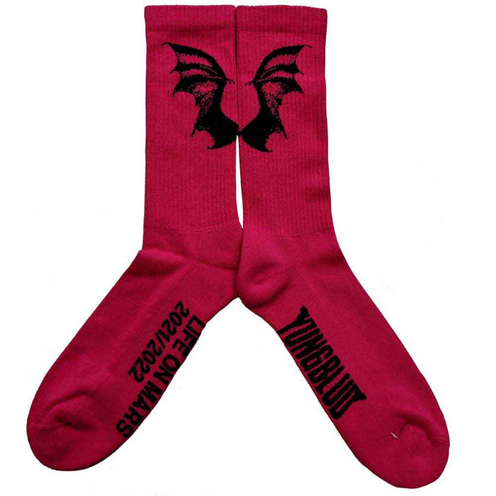 Yungblud Unisex Ankle Socks : Life On Mars Tour Rock Off